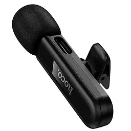 Петличний бездротовий мікрофон L20B Fair 3in1 (Lightning/Type-C/3.5) Black Hoco teh0029563 - мініатюра 2