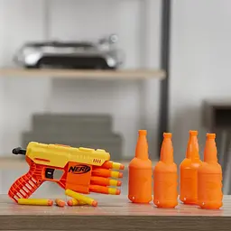 Набір для стрільби по мішенях Hasbro з бластером Nerf Alpha Strike Fang Qs-4 (E8308) - мініатюра 3
