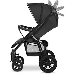 Прогулянкова коляска Lionelo Annet Tour Black Carbon, чорна (LO-ANNET TOUR BLACK CARBON) - мініатюра 7
