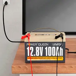 Акумулятор Power Queen LiFePO4 12V [12.8V/100Ah/1280Wh] [111279] - мініатюра 4