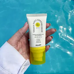 Солнцезащитный крем для лица SPF 50 + Набор по уходу за кожей лица сухого типа Hillary - миниатюра 2