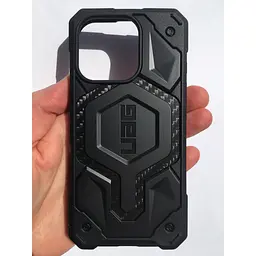 Протиударний чохол UAG Monarch Pro MagSafe (Original) для iPhone 16 Pro (6.3") Carbon Fiber 114456114242 - мініатюра 4