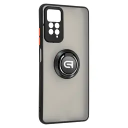 Чохол до мобільного телефона Armorstandart Frosted Matte Ring Xiaomi Redmi Note 12 Pro 4G Black (ARM68382)