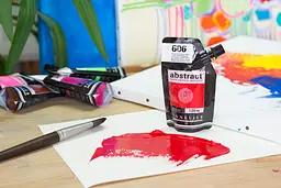 Акрилова фарба Sennelier Abstract, 500 мл, Кадмій червоний глибокий відтінок (Cadmium Red Deep Hue) - мініатюра 3