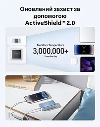 Павербанк Anker 533 10000 mAh 30 W з наскрізною зарядкою та індикатором заряду Повербанк для телефону та ноутбука - мініатюра 5
