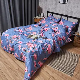 Комплект постільної білизни Moon&Star Микросатин Premium Blossom Sky Двоспальний 175х210 наволочки 2х40х60 - мініатюра 2