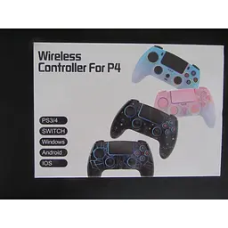 Бездротовий світлодіодний контролер для PS4, Slim/Pro/PC/IOS/Android/Switch - Reddening - мініатюра 2