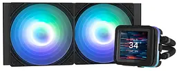 Система рідинного оxолодження Alpha 2DS A24 ARGB LGA1851 1700 1200 115x AM5 AM4 TDP 3 Zalman teh0019199