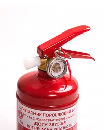 Вогнегасник порошковий закачний ВП1 Червоний (4820242590048) - мініатюра 2