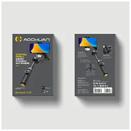 Стедікам AOCHUAN Professional Gimbal Stabilizer for Smartphone SMART S3 Black (AOCHUAN-SMARTS3-B) - мініатюра 7