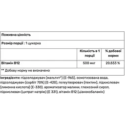 Вітамін В12 Quamtrax 60 цукерок - мініатюра 2