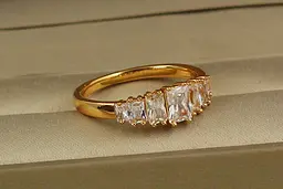 Кільце Xuping Jewelry мадам р 20 золотисте - мініатюра 2
