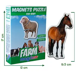Набір магнітних пазлів Magdum Ферма (ML4031-19 EN) - мініатюра 4