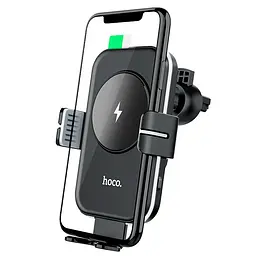 Холдер Hoco CA80 Black (Wireless Charger)
