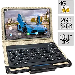 Планшет-телефон Adronix LTE Tab232 Blue 2/32 DUAL SIM 10.1" IPS з клавіатурою Bluetooth - мініатюра 2