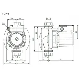 Циркуляційний насос Wilo TOP-S 30/4 DM PN10 (2044012) - мініатюра 2