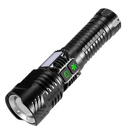 Ручний ліхтар XQ-S19-P99 (COB+RGB) zoom + PowerBank + Type-C + 26650 (5+3 режими)
