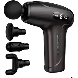 Перкусійний масажер Hoco HP51 Black [156176] - мініатюра 5