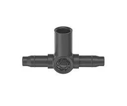 З'єднувач Т-подібний для мікронасадок Gardena Micro-Drip-System для шлангів 4,6 мм, 5 шт (13216-20)