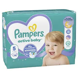 Підгузки Pampers Active Baby Junior Размер 5 (11-16 кг) 38 шт (8006540207796) - мініатюра 2