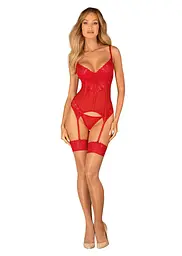 Корсет Obsessive Ingridia corSet & thong XS/S - мініатюра 6