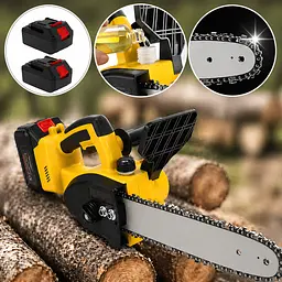 Акумуляторна ланцюгова пилка Electric SAW 16 дюймів + 2 акумулятори потужна електропилка ND-16 - мініатюра 3