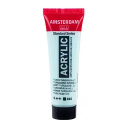 Фарба акрилова Amsterdam 660, Бірюзовий світлий 20 мл