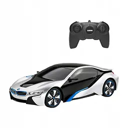 Машинка BMW i8 сірий RASTAR модель 1:24 Авто на дистанційному керуванні + пульт 2,4 ГГц