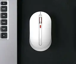 Миша комп'ютерна Xiaomi MiiiW Wireless Mute Mouse (MWMM01) White - мініатюра 4