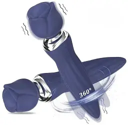 Вібратор I’MCUM Rose Dancer Wand з функцією обертання, вібрації та підігрівом (IM-ZDB222) - мініатюра 3