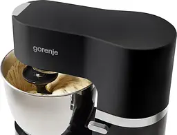 Gorenje Кухонная машина Gorenje 1500Вт, чаша-метал, корпус-пластік-7л, насадок-3, чорний - мініатюра 10