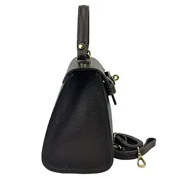 Невелика класична шкіряна сумочка Firenze Italy F-IT-9866DB - мініатюра 5