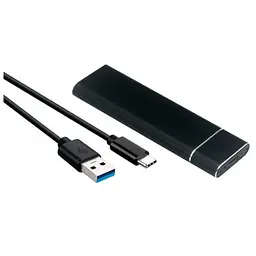 Зовнішня кишеня China M.2 на Type-C USB 3.1 (F) Gen2, 10 Gb/s, 2TB, B key NGFF Black (S1012)
