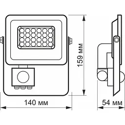 Світлодіодний прожектор VIDEX VL-F2E105W-S [144840] - мініатюра 5