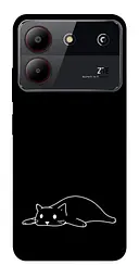 TPU чохол Demsky Lazy cat для ZTE Blade A54 4G