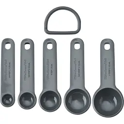 Набір мірних ложок KitchenAid Coreline сірий 5 шт. (KQG057OHCGG) - мініатюра 5