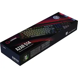 Клавіатура Lorgar Azar 514 RGB Black (LRG-GK514B-UA) - мініатюра 5