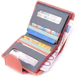 Жіночий шкіряний гаманець ST Leather 10х11,3х1,5 см acs0028370 - мініатюра 4