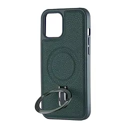 Чохол Jinduka Leather Ringo iPhone 12 Pro Max Green - мініатюра 4