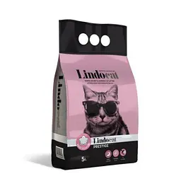 Бентонітовий наповнювач Lindocat для котячого туалету з ароматом дитячої присипки 5 л