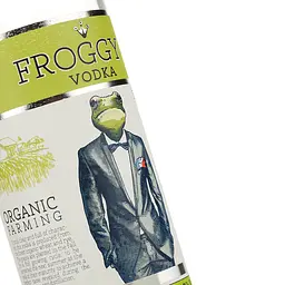 Горілка Organic Froggy, 40%, 0,7 л (8000017650502) - мініатюра 3
