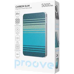 Зовнішній акумулятор Proove Carbon Slim 5000mAh 20W Nightfall (PBCS20010051) [158557] - мініатюра 5
