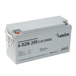 Акумуляторна батарея для ДБЖ Merlion AGM 12 V / 200 А*ч (6-DZM-200)