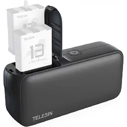 Зарядний пристрій-повербанк Telesin S0-PB-01-TGP 10000мАг 20Вт для GoPro HERO13 [124463] - мініатюра 1