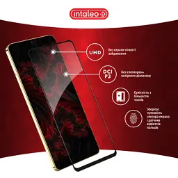 Скло захисне Intaleo Full Glue Infinix Hot 40 Pro Black (1283126589263) - мініатюра 4