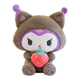 М'яка іграшка велика куромі плюшева з аніме з полуничкою 50 см Hello Kitty det0018863