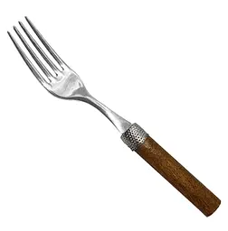 Вилка десертна Wood walnut 18/10 17 см 2,5mm mz462217 MAZHURA