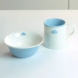 Тарілка глибока МВМ My Home 14 см блакитна (KP-48 BLUE) - мініатюра 3