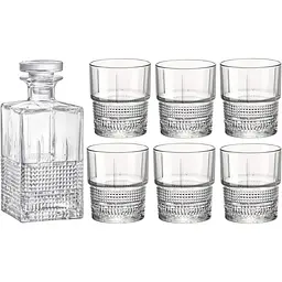 Набір для віскі Bormioli Rocco Bartender Novecento 7 предметів (122136SS8021990)