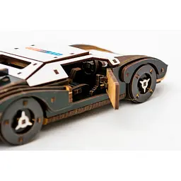 Дерев’яний 3D конструктор Fast car Gt PuzzleOk Puz-26916 164 деталі - мініатюра 4